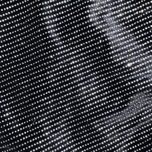 New All Saints Ezra Sparkle Dress One Shoulder Side Ruched Party Cocktail Sz 10 - Picture 14 of 17